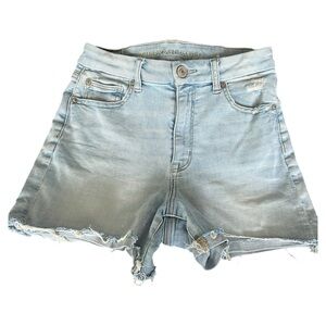 American Eagle Next Level Stretch Curvy Hi-Rise Shortie Shorts Size 6 28